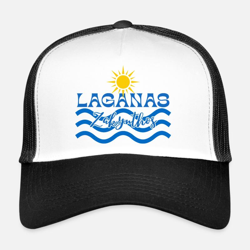 Vagues de soleil de Zakynthos de Laganas Casquette trucker 