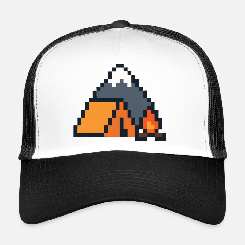 Pixel Schlaffuchs Mondnacht Trucker Cap