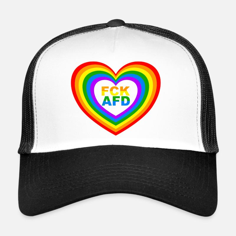 FCK AFD Herz Casquette trucker 