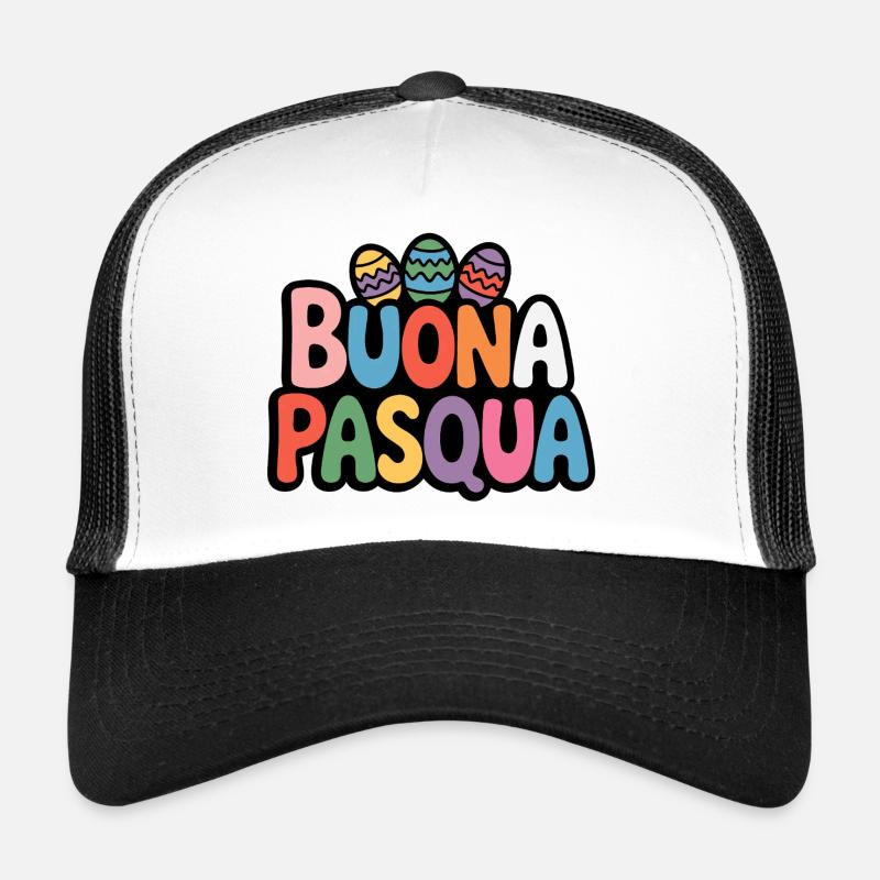Buona Pasqua Bunny Trucker Cap