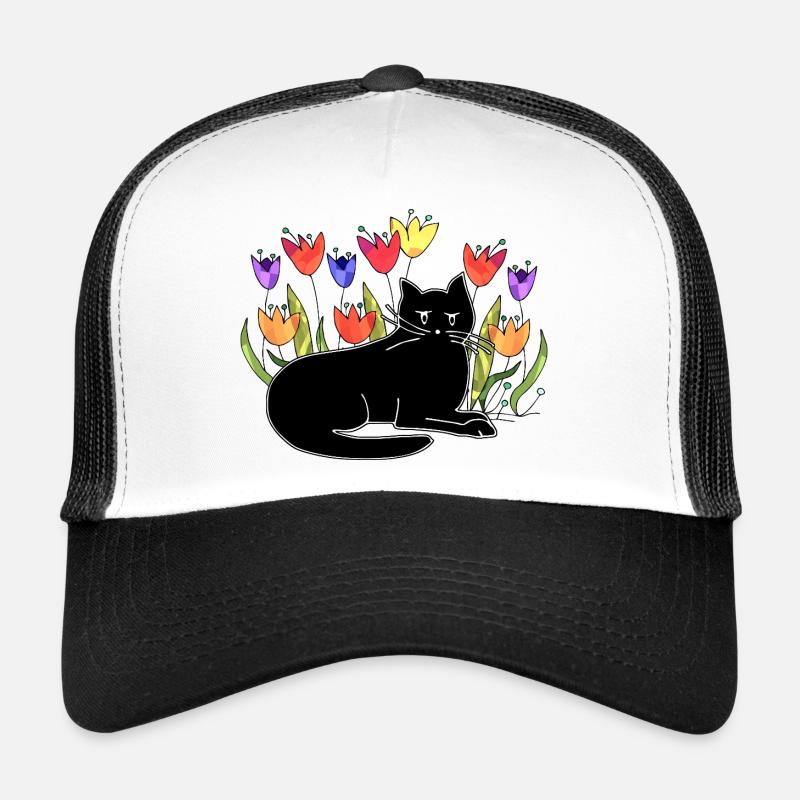 chat Casquette trucker 