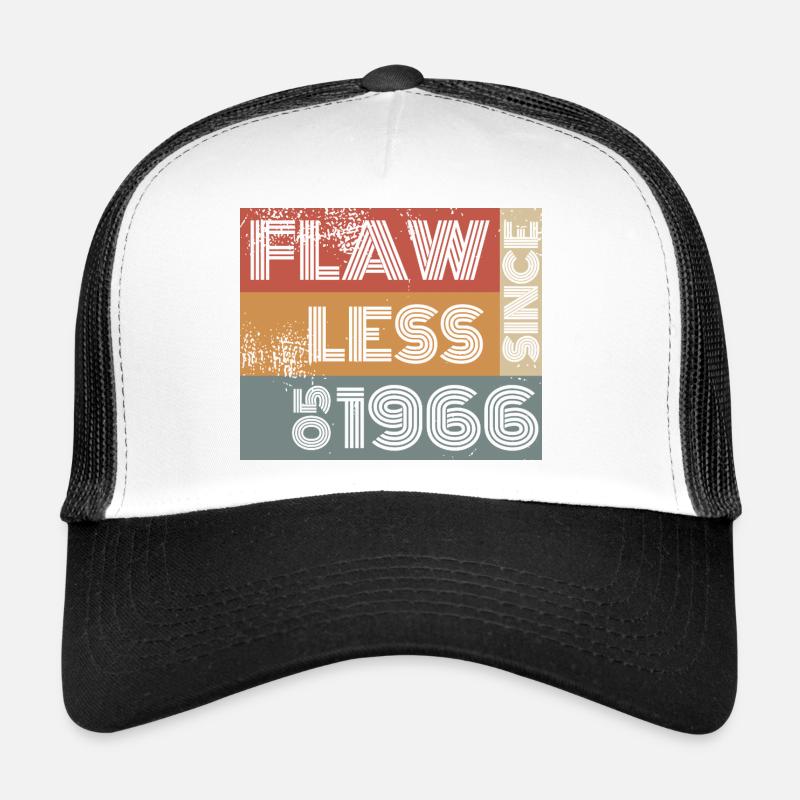 60e anniversaire Parfait depuis 05/1966 Casquette trucker 
