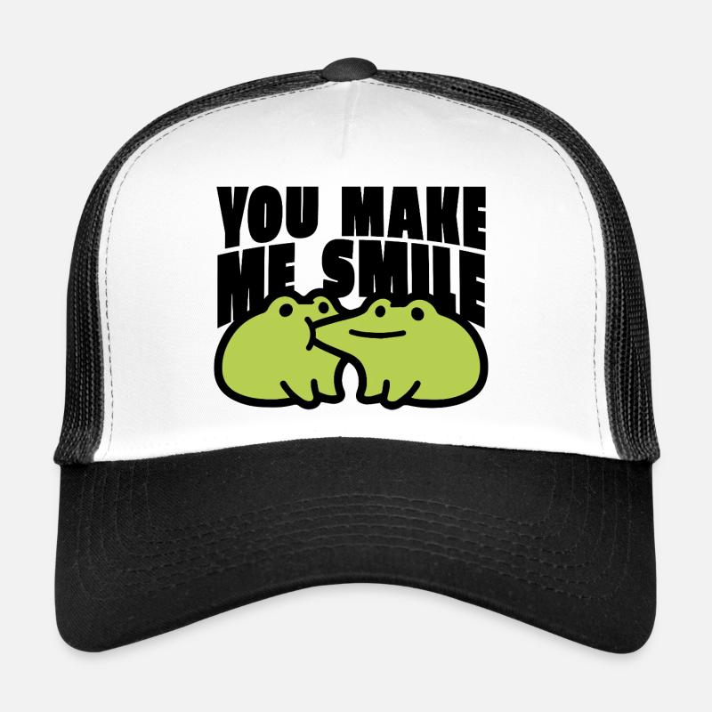 You Make me Smile Spruch Trucker Cap