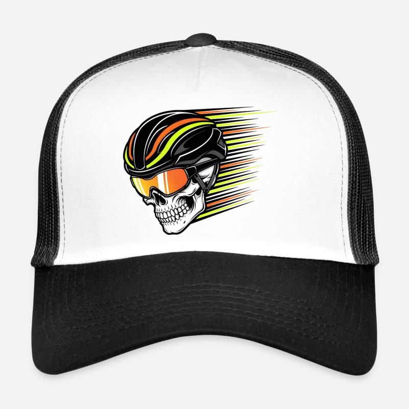 Skull Bicycle VTT VTT Conception de VTT Casquette trucker 