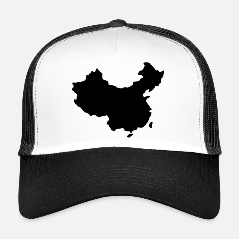 Carte de la Chine Casquette trucker 