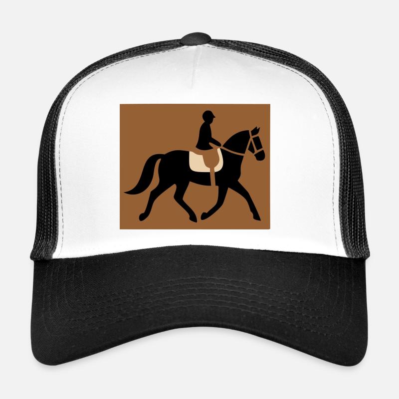 Cavalier équestre passe-temps Casquette trucker 