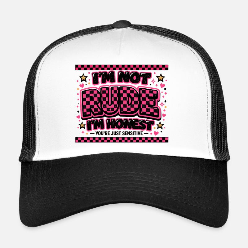 Not Evil, Honest – Cheeky Saying Gift Trucker Cap