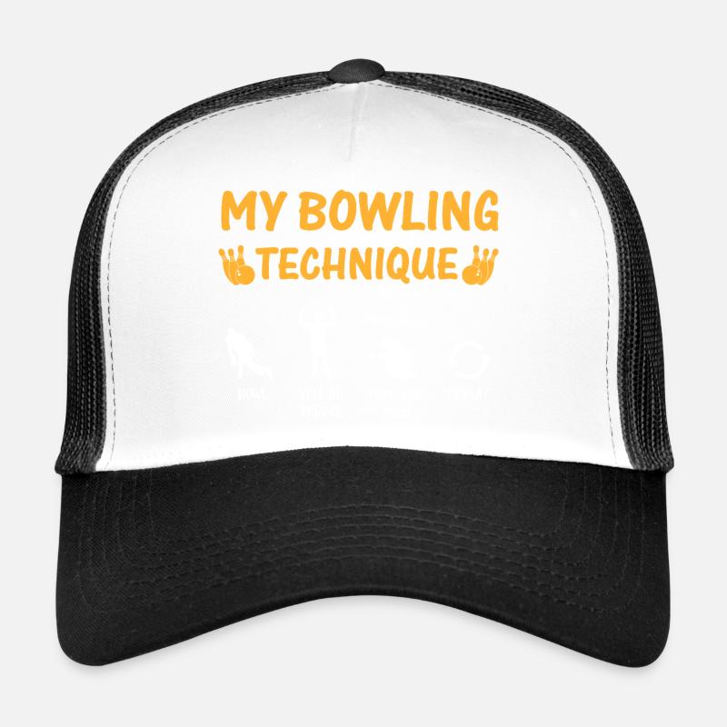 My Bowling Technique Tee Trucker Cap