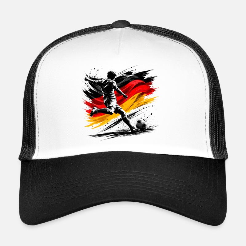 Kicker with German flag Trucker Cap