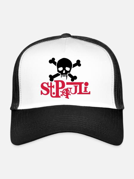 pauli01_2f - Trucker Cap - white/black - Front