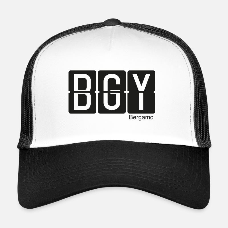 Bergamo - Trucker Cap - white/black