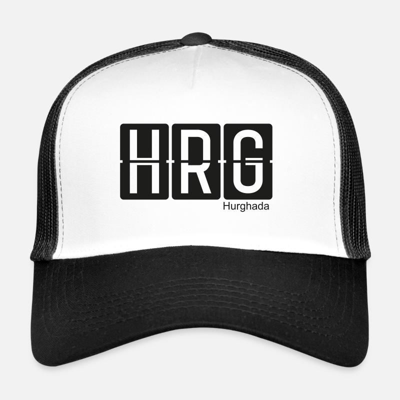 Hurghada - Trucker Cap - Weiß/Schwarz