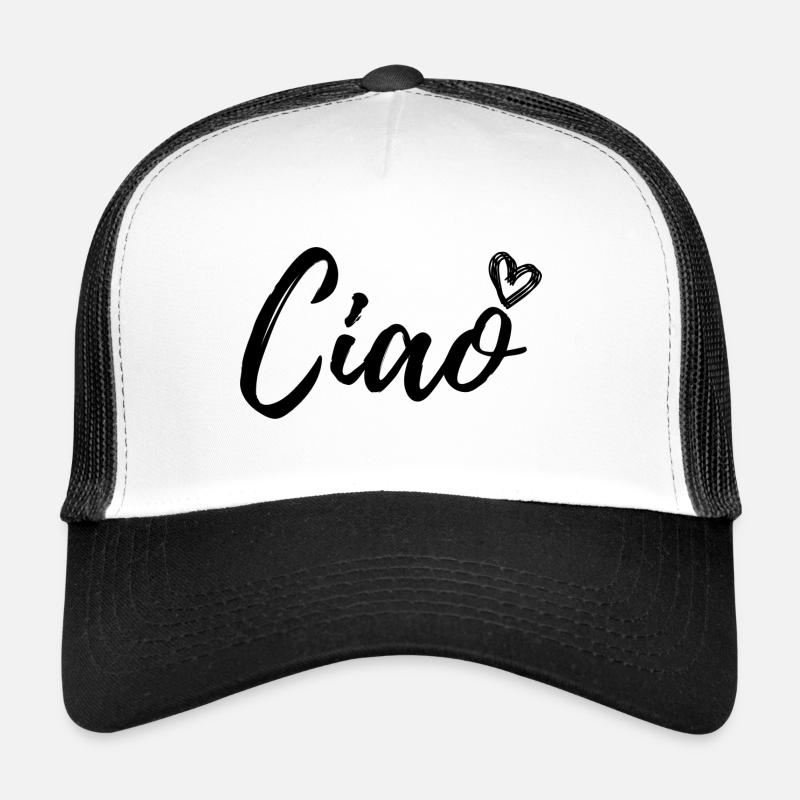 Ciao - Trucker Cap - Weiß/Schwarz