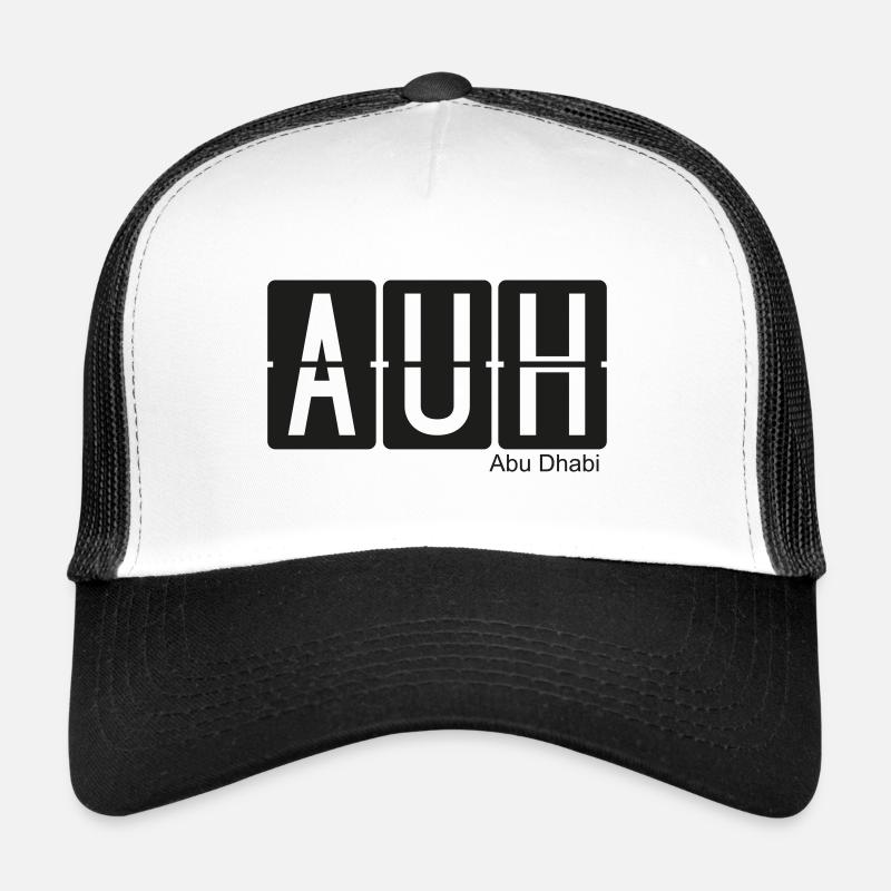 Abu Dhabi - Trucker Cap - Weiß/Schwarz