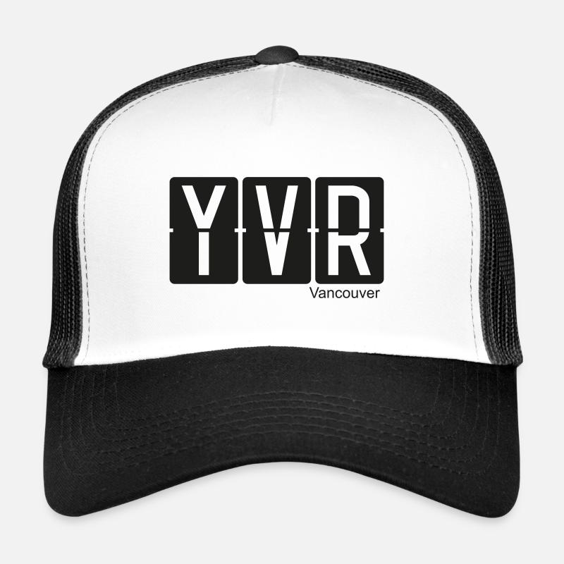 Vancouver - Trucker Cap - Weiß/Schwarz