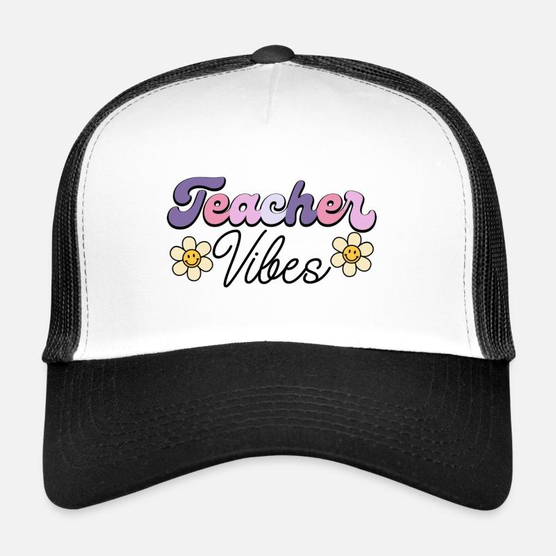 Lehrer Vibes Lehrer Humor Trucker Cap