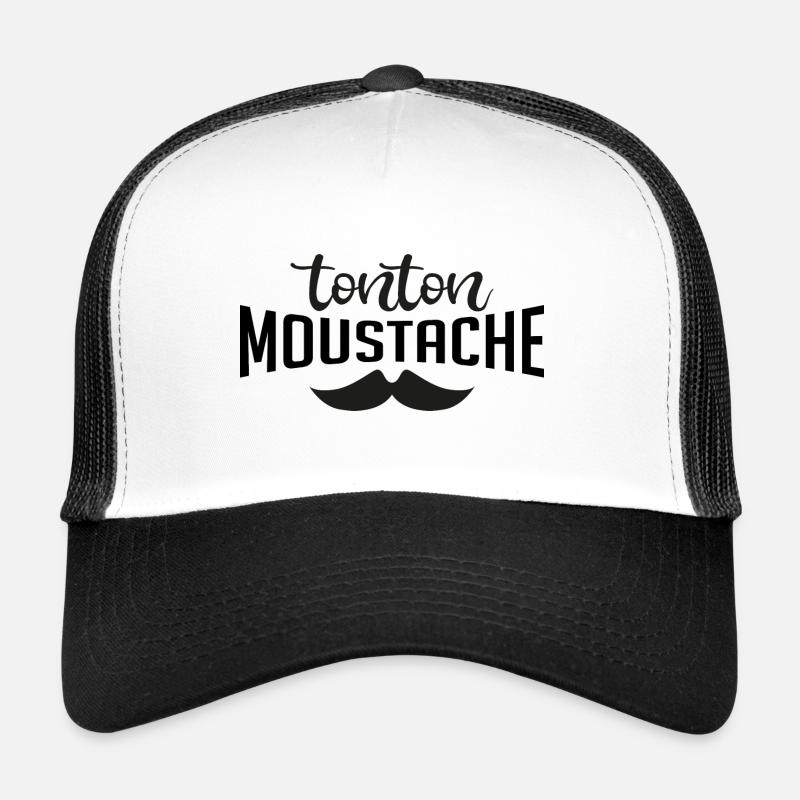 tonton moustache Casquette trucker 