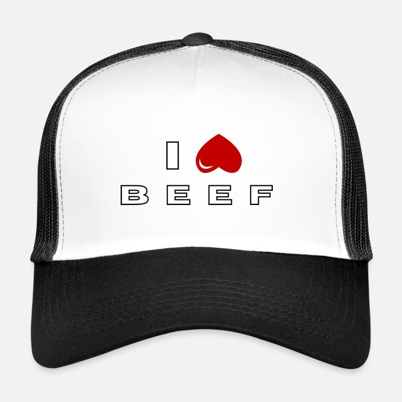 Ich hasse Rindfleisch Trucker Cap