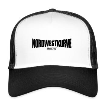 Nordwestkurve Frankfurt - Trucker Cap - Weiß/Schwarz - Vorne