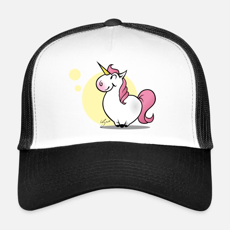 Unicorn - Trucker Cap - white/black