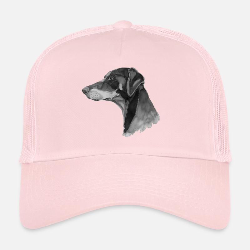 Dobermann Pincher Trucker Cap