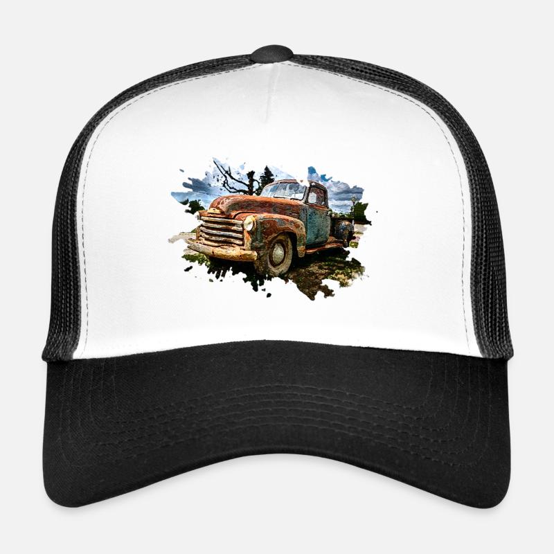 Vieille camionnette Casquette trucker 