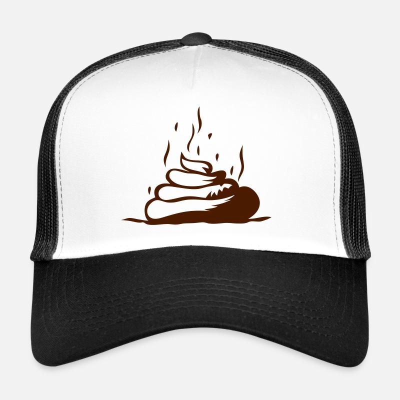 shit shit dung poo shape Trucker Cap