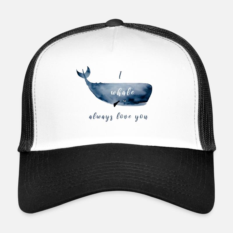 Whale love Trucker Cap