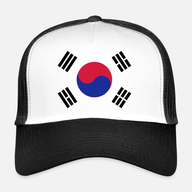 South Korea Flag Trucker Cap