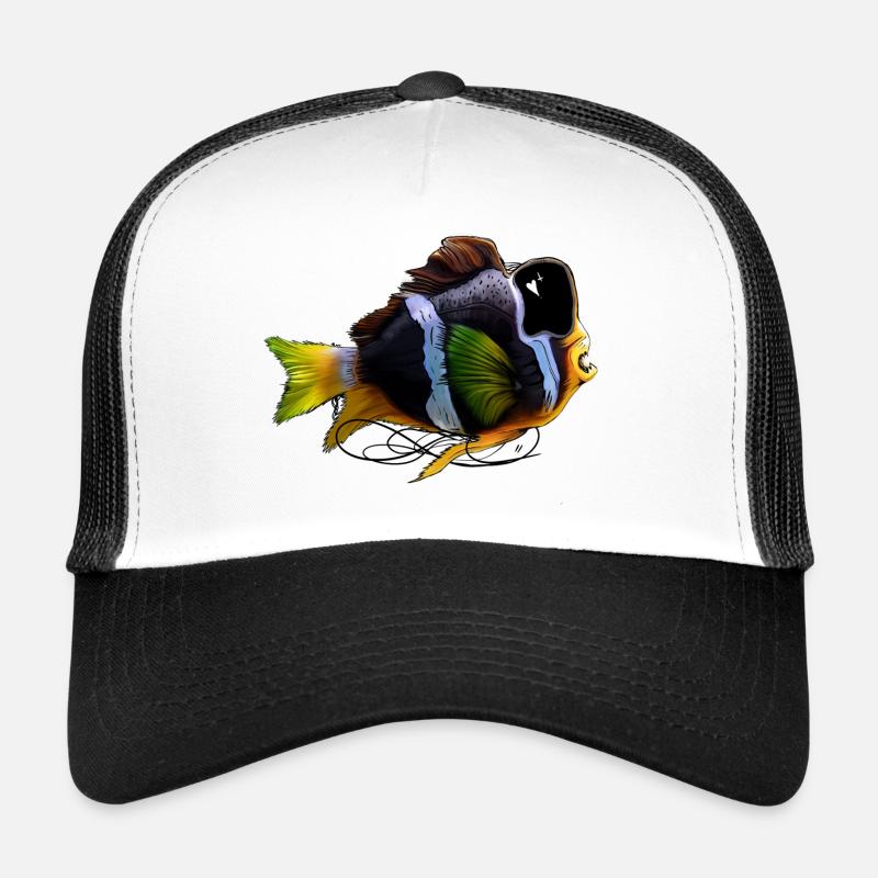 Poisson de mer, zombie Casquette trucker 