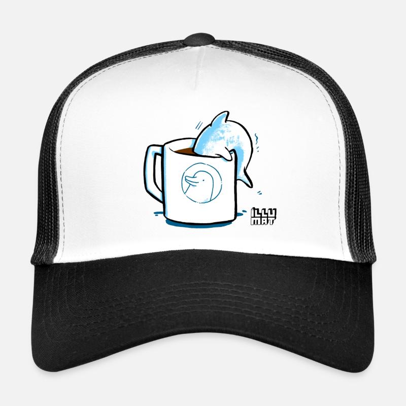 Coffee Flipper - Trucker Cap - Weiß/Schwarz