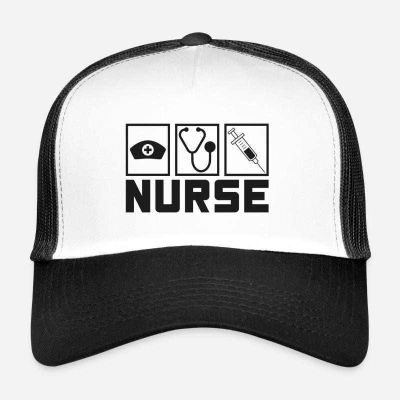 Nurse Krankenschwester Spruch Statement Beruf Trucker Cap