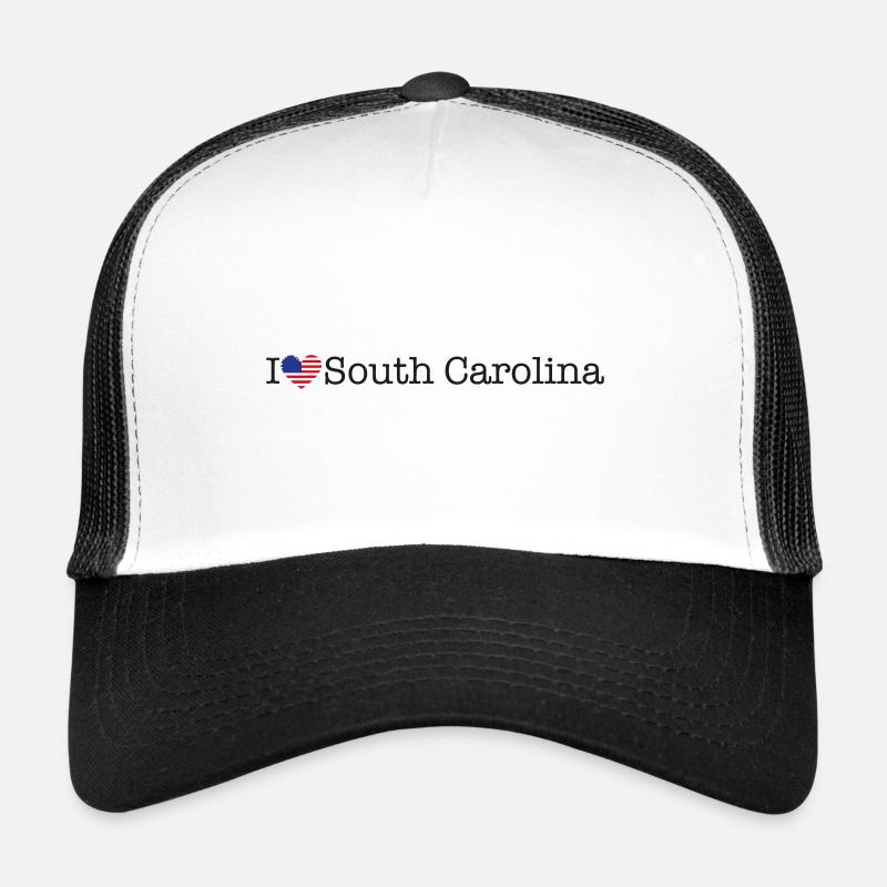 J’adore la Caroline du Sud Casquette trucker 
