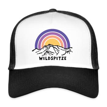 Wildspitze Ötztal Tyrol Austria Austria Hiking - Trucker Cap - white/black - Front