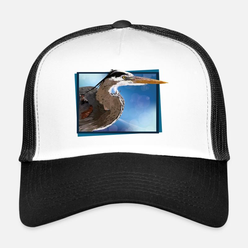Blue heron Trucker Cap