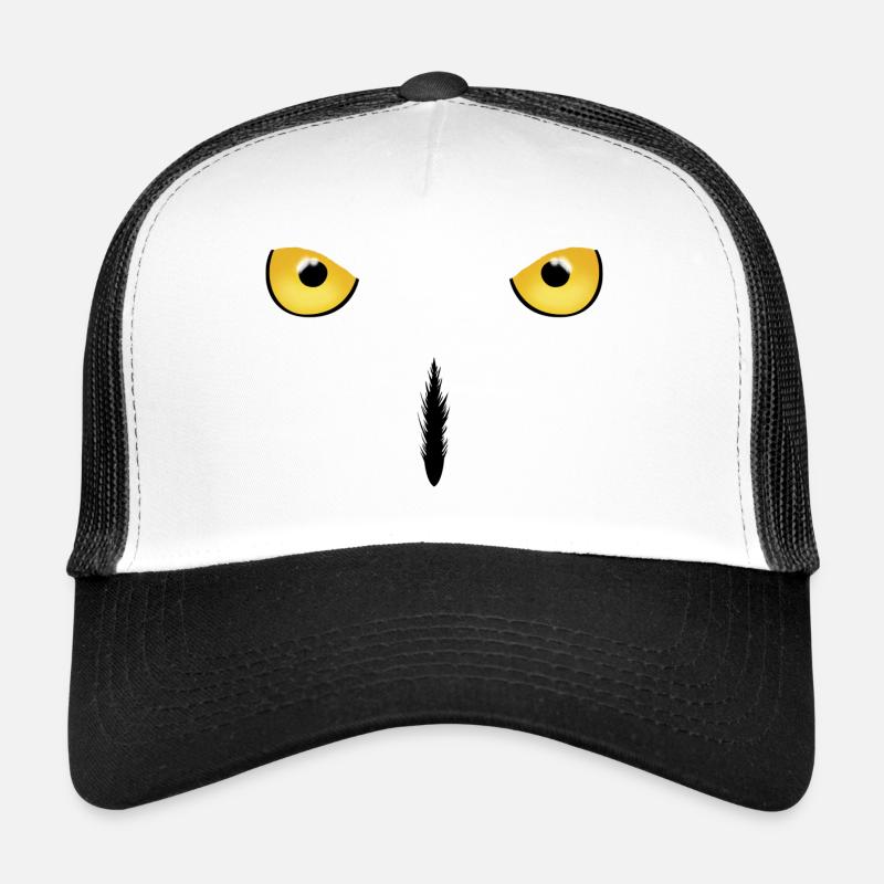 Schneeeule Eule Harfang des neiges Casquette trucker 