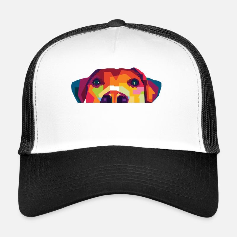 Hunde WPAP Design Trucker Cap