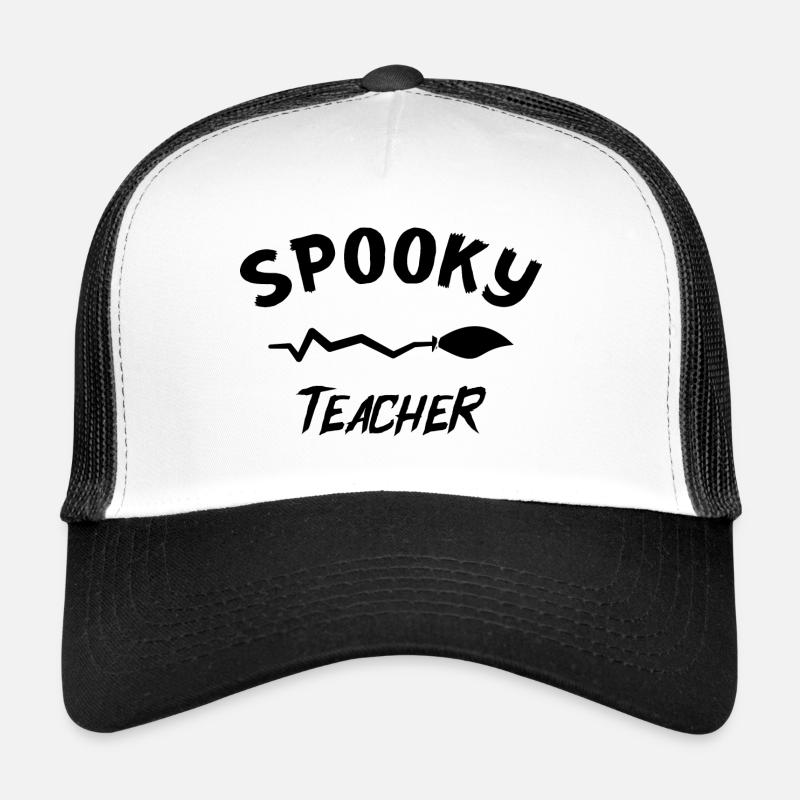 Professeur Effrayant Pour Enseignant Halloween Casquette trucker 
