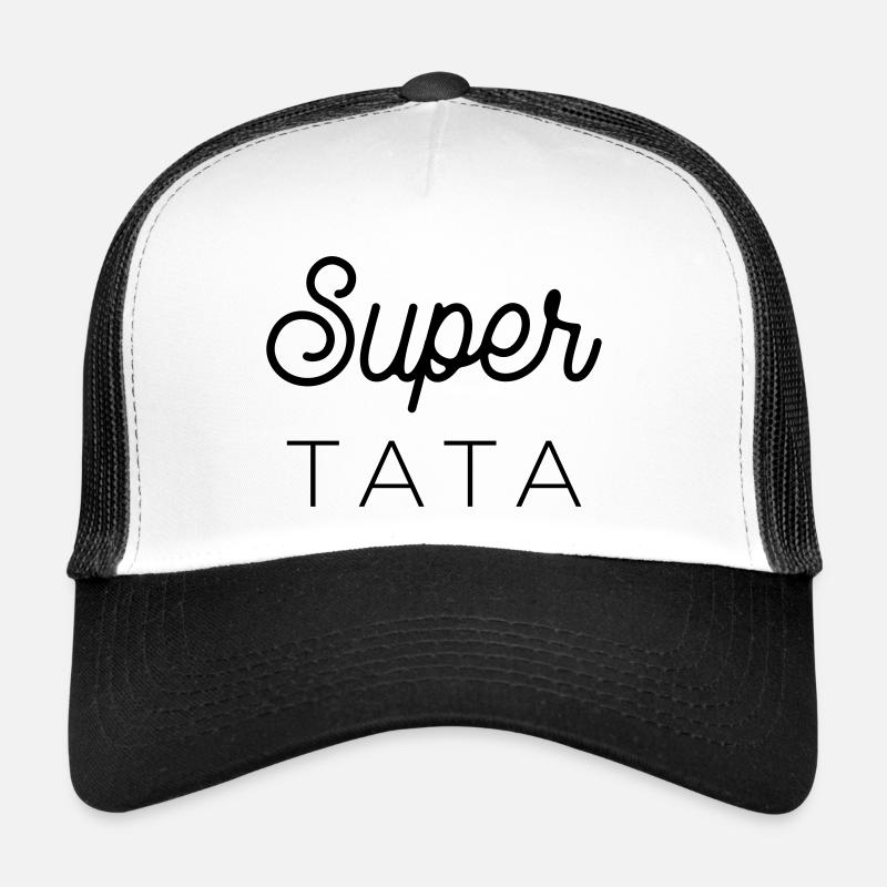 Super Tata - Trucker Cap - white/black