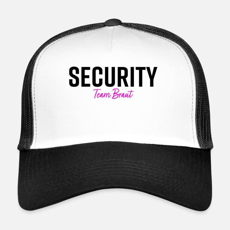 Security Team Braut Trucker Cap