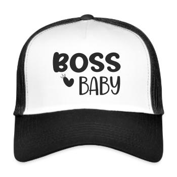 Boss Baby - Trucker Cap - Weiß/Schwarz - Vorne