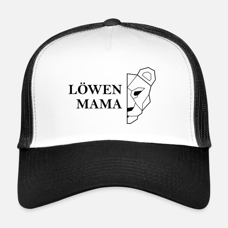 Löwen Mama Muttertag schwarz Geschenkidee Trucker Cap