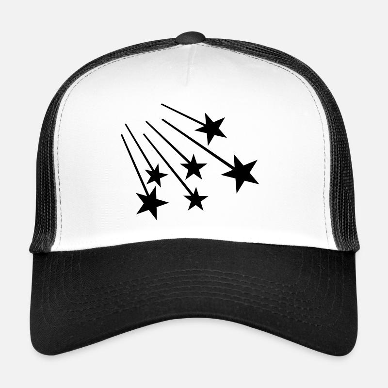 Stars - Casquette trucker - blanc/noir