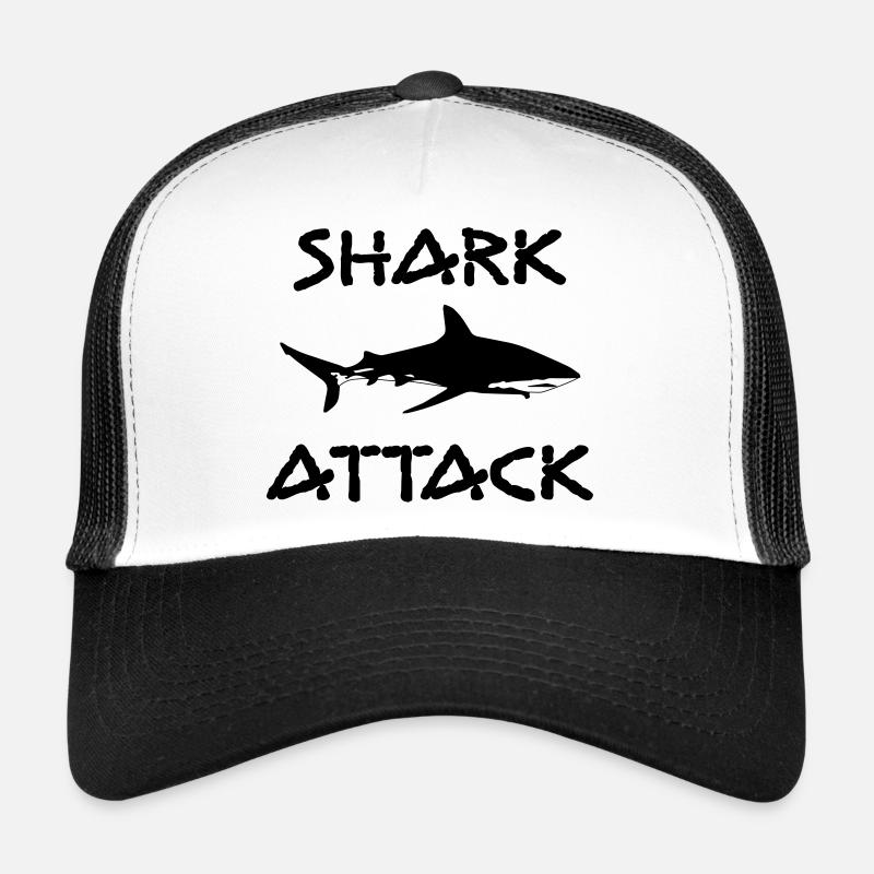 shark attack Trucker Cap