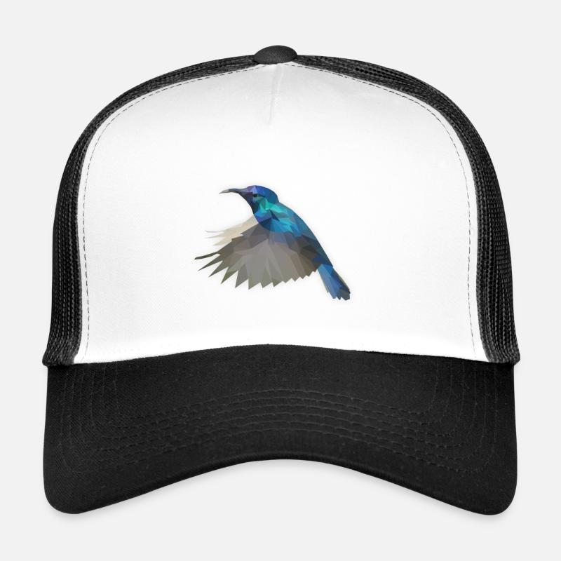 LowPoly "colibri" Casquette trucker 