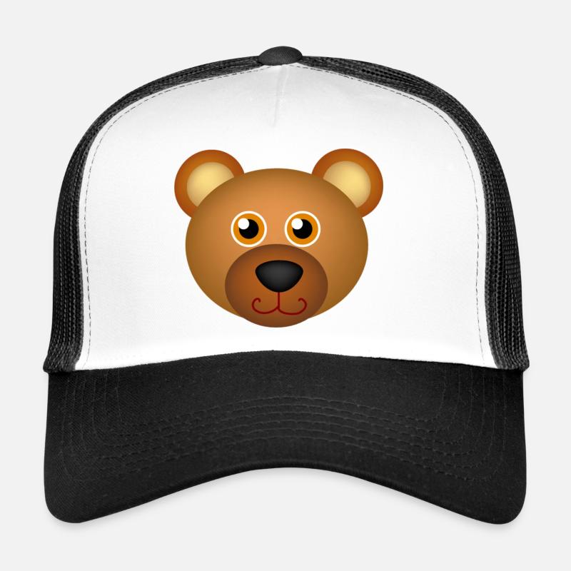 Bärchen - Trucker Cap - Weiß/Schwarz