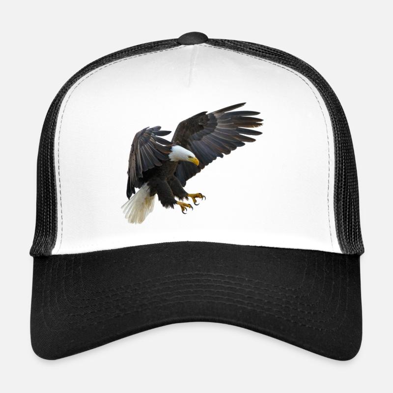 Adler - Trucker Cap - Weiß/Schwarz