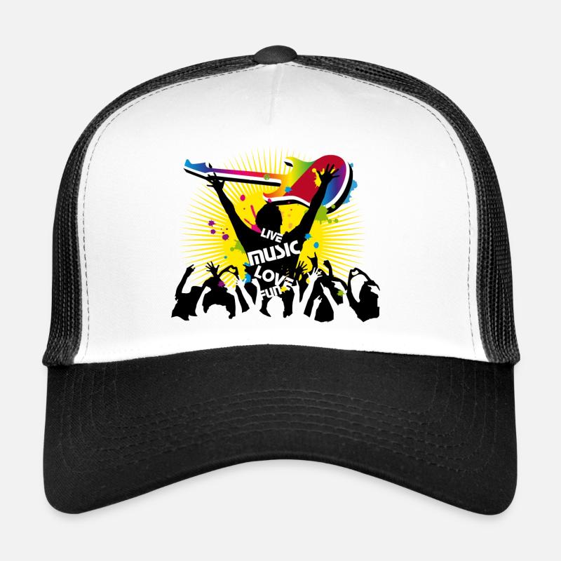 Festival visitors - Trucker Cap - white/black