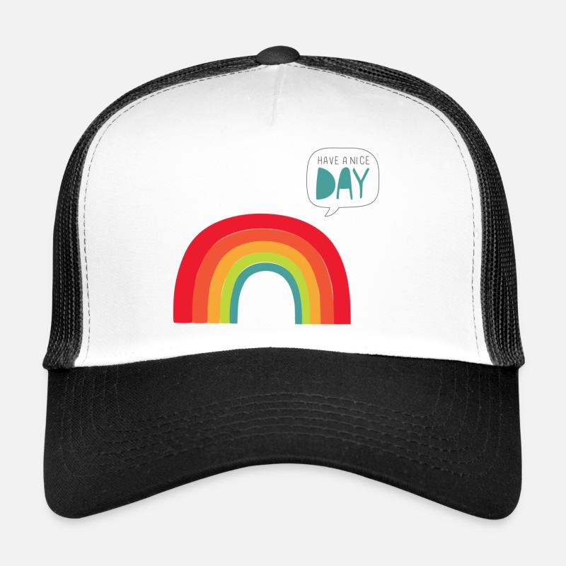 rainbow Casquette trucker 