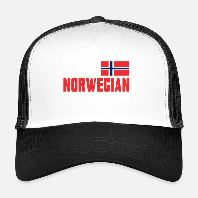 Keep Calm The Norwegian / Norvège / Cadeau Casquette trucker 